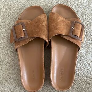 Vince suede slides sz. 9